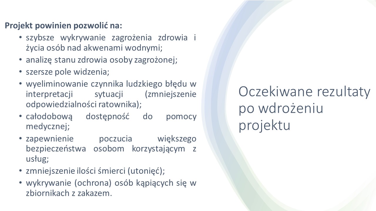 Szybkie wykrywanie zachowan i sytuacji niebezpiecznych podczas rekreacji wodnej Anna Wlizlo 4